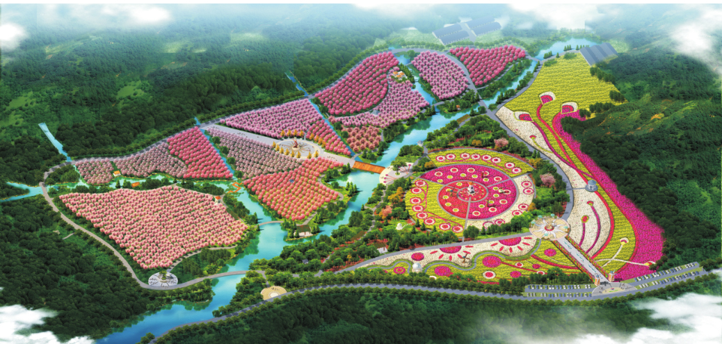 河南(nán)花海規劃,花海設計,郁金香花海規劃,現代農業園規劃